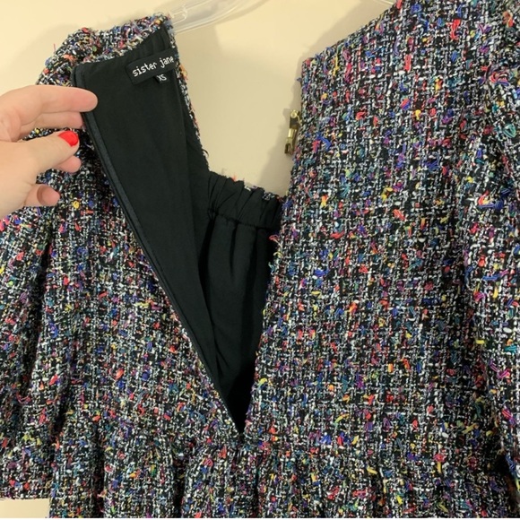 Sister Jane confetti tweed mini dress. Size XS - Picture 6 of 7